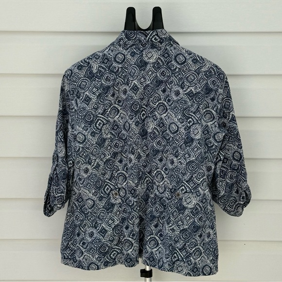 Christopher & Banks Roll Sleeve Top - Picture 3 of 16